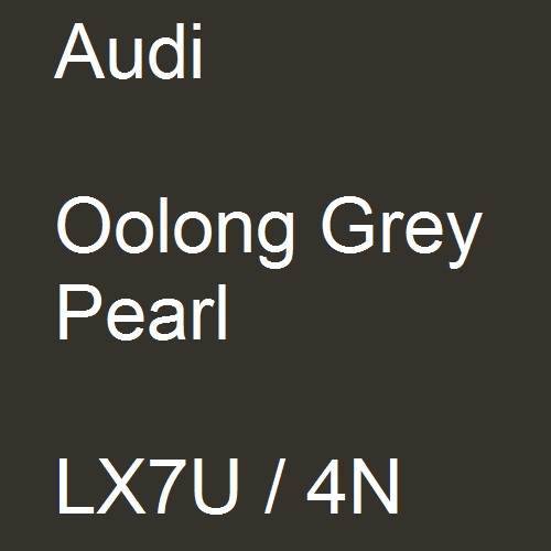 Audi, Oolong Grey Pearl, LX7U / 4N.